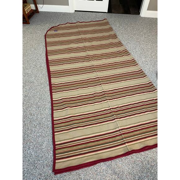 Vintage Pendleton Blanket Sz King Cuddledown Woolen Mills 100% Wool Made in USA - Picture 5 of 14